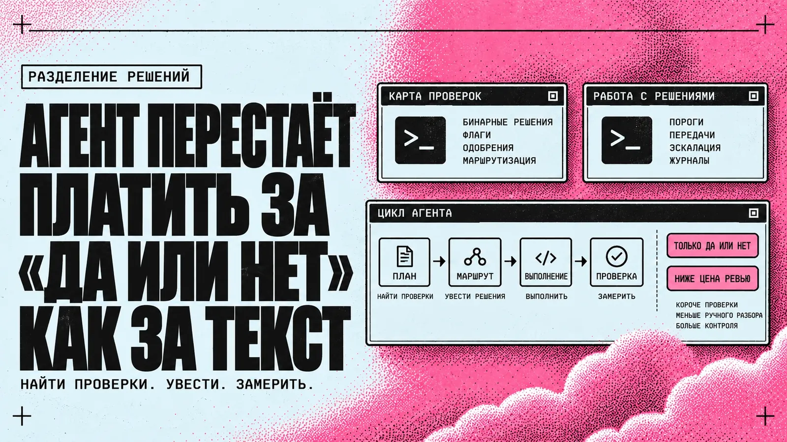 Сделать агента быстрее и дешевле за вечер: увести его решения с пишущей модели