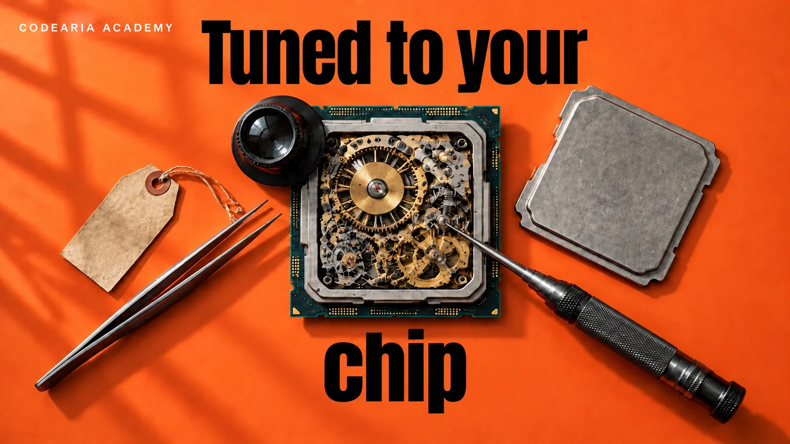 Cover of the Magnitude article: an object that stands for fitting to one specific chip, with a caption about kernels tuned to your chip