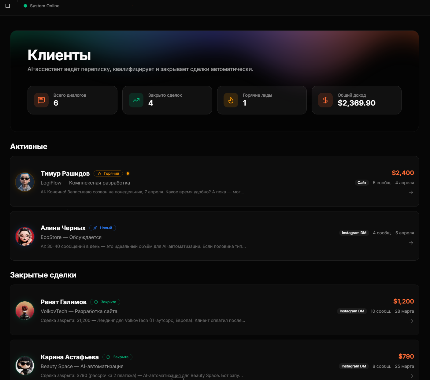 AI Sales Manager: Automate Client Conversations in Messengers